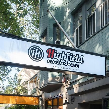 Highfield Private Hotel Sydney Exterior photo