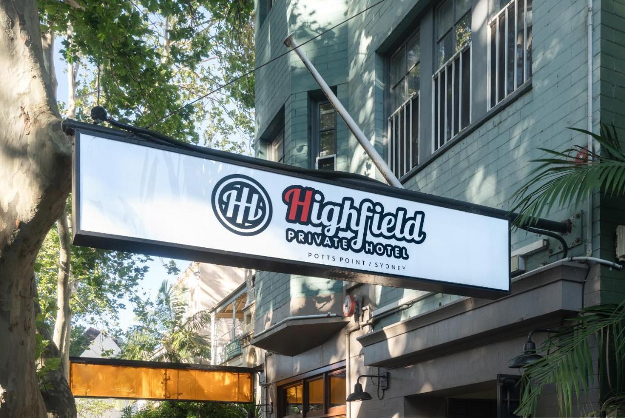 Highfield Private Hotel Sydney Exterior photo